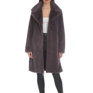 NWOT AVEC LES FILLES FAUX FUR COAT sz S